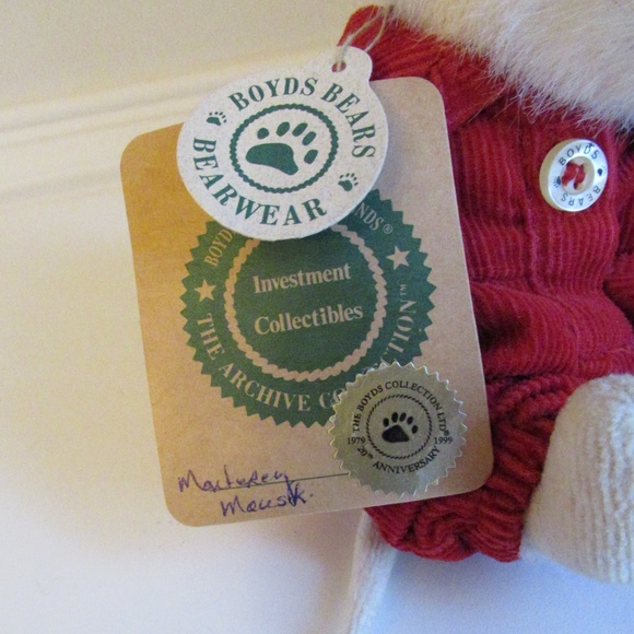 "Monterey Mouski" Boyds Bear - Picture 8 of 9